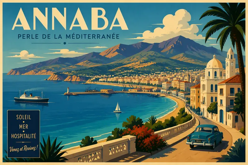 Annaba rannikko ja Välimeri