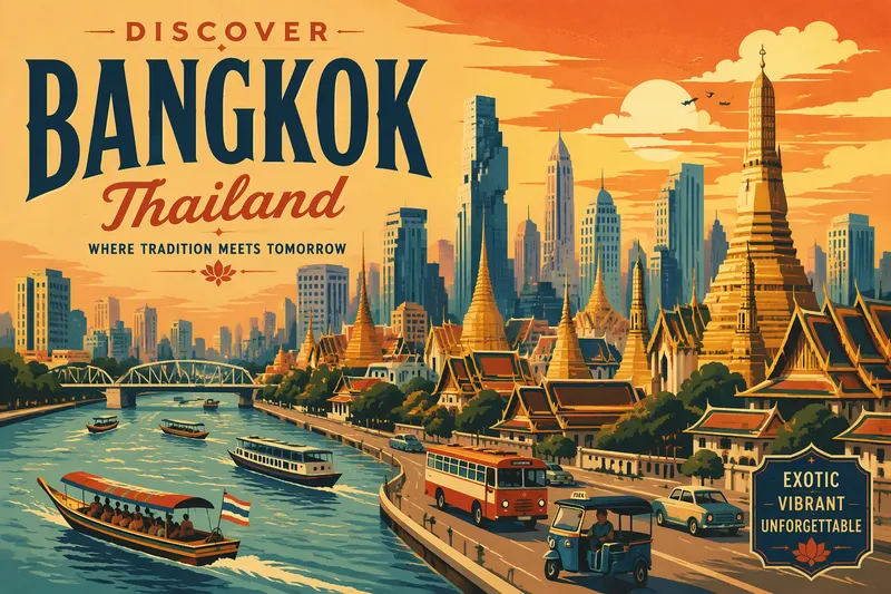 Bangkokin siluetti auringonlaskun aikaan Bangkokin siluetti auringonlaskun aikaan