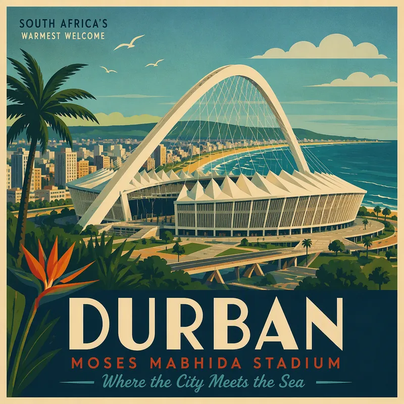 Moses Mabhida -stadionin moderni arkkitehtuuri Moses Mabhida -stadionin moderni arkkitehtuuri