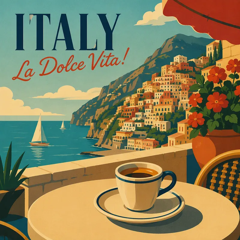 Pieni kupillinen vahvaa espressoa italialaisessa kahvilassa Pieni kupillinen vahvaa espressoa italialaisessa kahvilassa