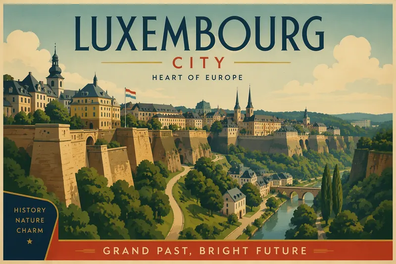 Historiallinen Luxemburgin kaupunki linnoituksineen