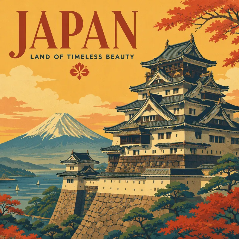 Perinteinen japanilainen linna puusta Perinteinen japanilainen linna puusta