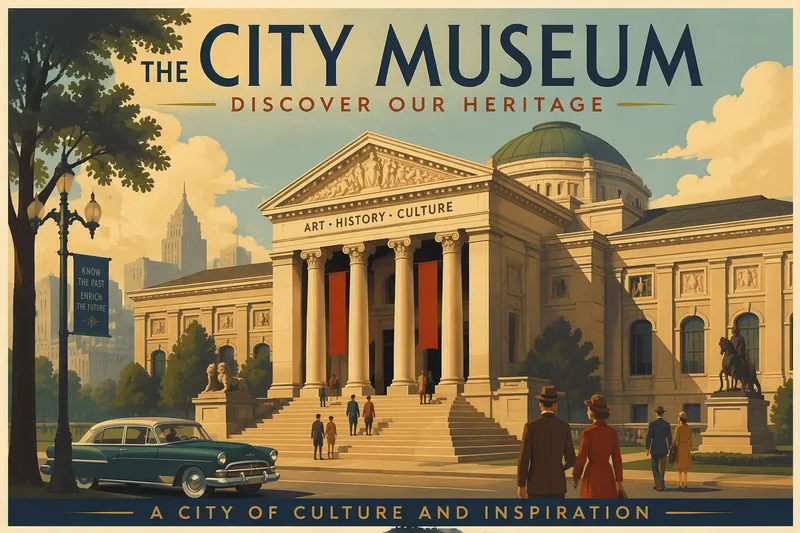 Historiallinen taidemuseorakennus Portlandin keskustassa
