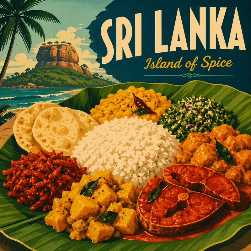 Mausteinen curry-annos tarjoiltuna banaaninlehdeltä Mausteinen curry-annos tarjoiltuna banaaninlehdeltä