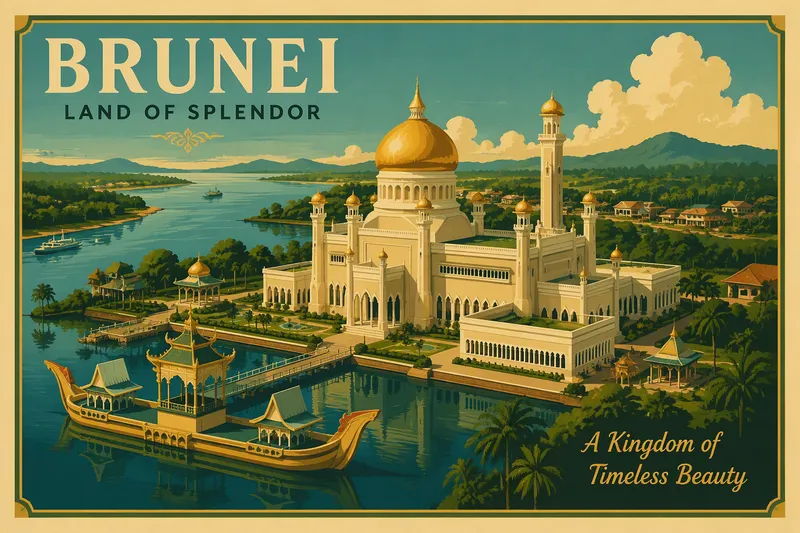 Istana Nurul Imanin palatsi ja sen kultaiset kupolit Istana Nurul Imanin palatsi ja sen kultaiset kupolit