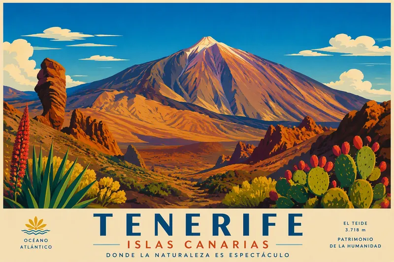 Teide-tulivuori ja sen ympäröivä tuliperäinen kansallispuisto